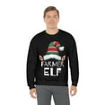 thumbnail image 5 of Farmer Elf Unisex Sweatshirt, S-2XL Christmas Holidays Xmas Elves Farming, 5 of 9