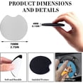 thumbnail image 3 of 100 Pcs of Sublimation Blank Car Coasters, Round Opening Blank Coasters, Used for Sublimation DIY Crafts, Car Coasters, 3 of 7