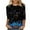Blue, variant on Up to 65 off!Lolmot Womens Casual 3/4 Sleeve Blouse Glitter Christmas Tree Snowflake Print Graphic Tee Crew Neck Tshirts Tops,S-5XL