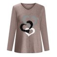 thumbnail image 5 of Patlollav Pntutb Womens Long Sleeve T Shirt,Ladies Casual Pullover Tops, 5 of 7