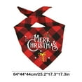 thumbnail image 2 of TZYUDK Pet Christmas Tartan Plaid Dog Bandana Scarf Costume for Small Medium Large Dogs Cats A Cloth, 2 of 5