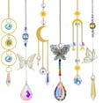 thumbnail image 4 of Kearding Atrapasueños para ventanas Atrapasueños para ventanas Cristales Prismas Cristal Adornos de cristal Cristal 3 piezas - Luna, 4 of 6