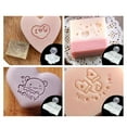 thumbnail image 6 of GENEMA Acrylic Transparent Seal Soap Stamp Natural Essential Oil Soap Making Tools Handmade Valentine's Gifts for Lover Family, 6 of 19