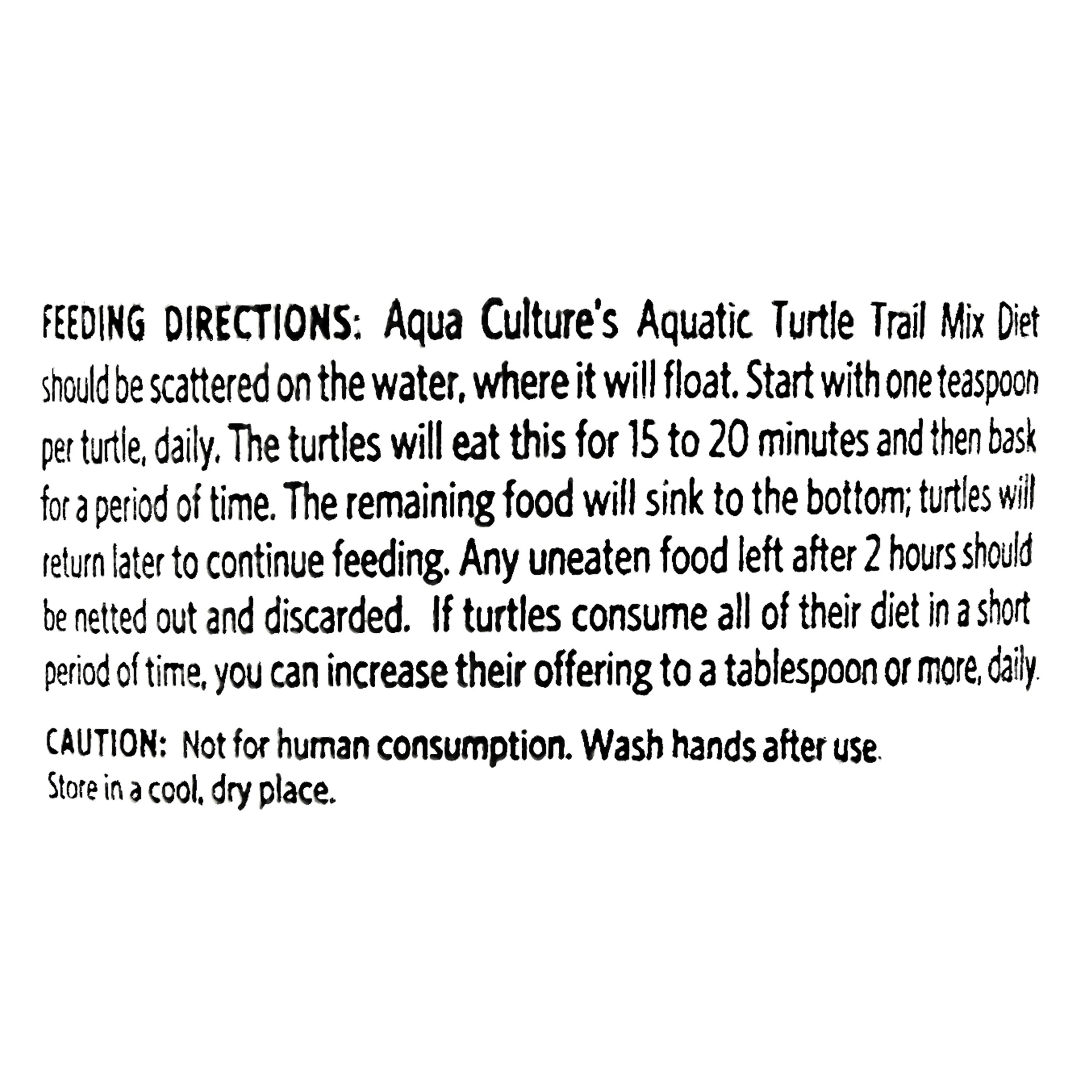 Aqua Culture Aquatic Turtle Trail Mix Diet, 3 oz