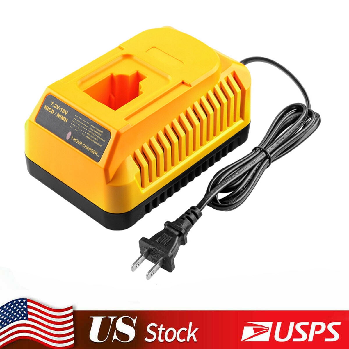 Black Decker 18V Power Tools Battery Pack and Charger 3700mAh Ni CD 2 Pack Walmart