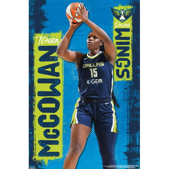 WNBA Dallas Wings - Teaira McCowan 25 Wall Poster, 22.375" x 34"