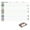 #A09-White, variant on 2026 Wall Calendar Full Year, 29.2x20" Open Size, 10 Foam Stickers & 100 Labels, Lightweight Easy to Hang – Perfect for Business School Family Goal Planning