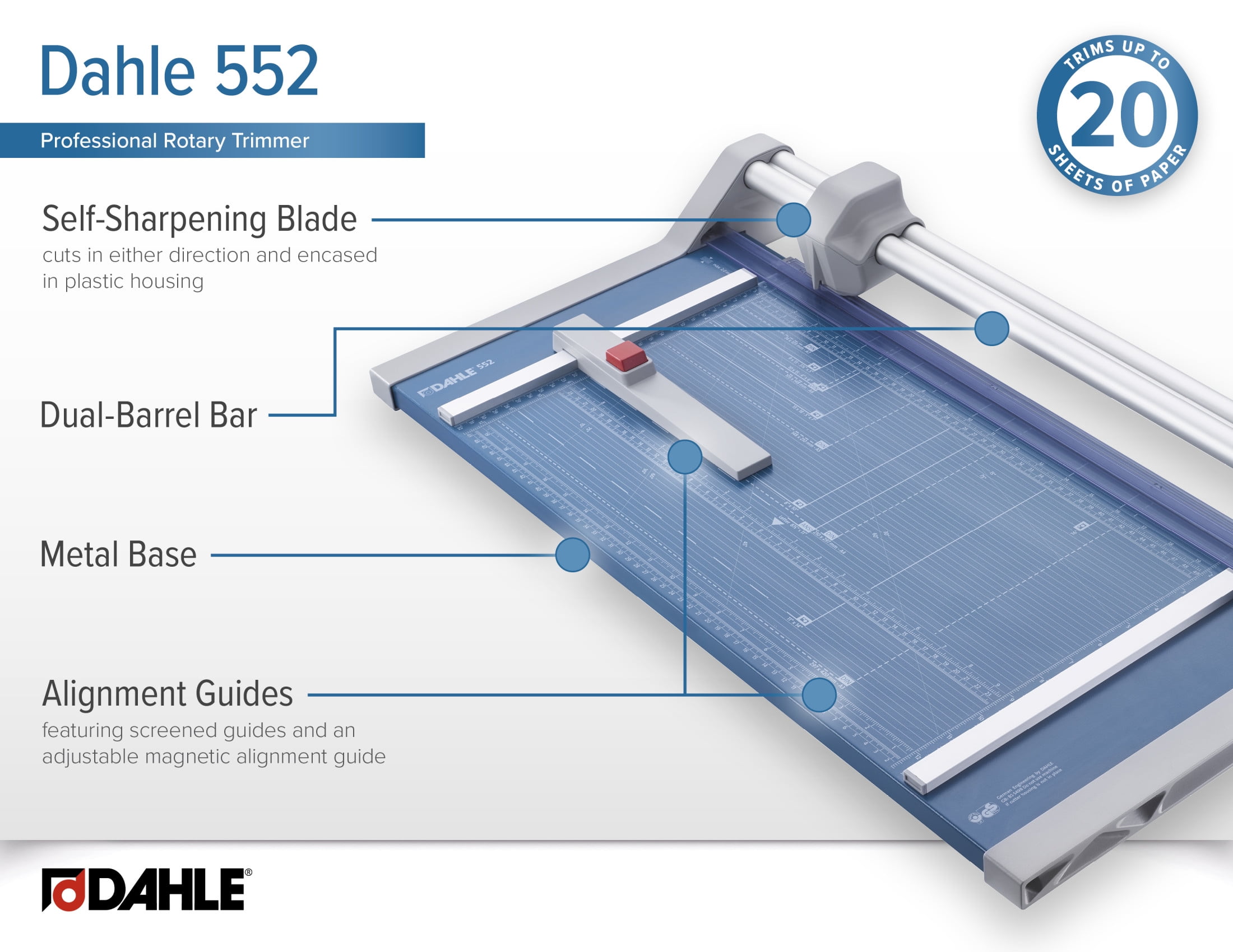 Dahle 550 Professional Rotary Trimmer, 14