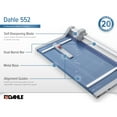 thumbnail image 6 of Dahle 552 Professional Rotary Trimmer, 20" Cut, 20 Sheet Max, Self-Sharpening, German Engineered Cutter, 6 of 9