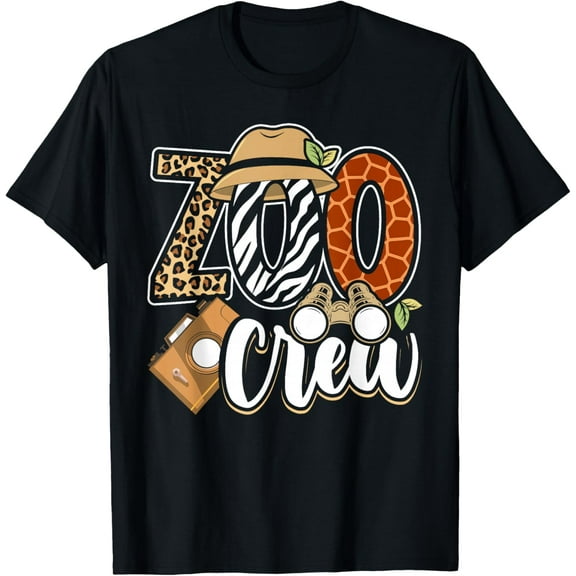 Zoo Crew Leonard Safari Animal Kingdom Zoo Keeper Vintage Funny Gifts T-shirt