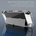 thumbnail image 6 of Clear Protective Case with Stand for Nintendo Switch OLED Model Console - Hard PC Crystal Cover Shell Accessory, 6 of 12