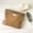 Coffee, variant on Cosmetic Bag Small Item Storage, QQZ Durable Polyester Makeup Organizer Pouch, Large Capacity Travel Toiletry Bag for Jewelry Brushes Accessories, Black