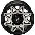 thumbnail image 4 of 4/156 Tusk Tintic Wheel 15x7 5.0 + 2.0 Machined/Black For Polaris RZR S 800 EPS 2013-2014, 4 of 8
