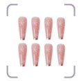 thumbnail image 3 of 24 uñas postizas largas mate con pegamento para mujeres y niñas., 3 of 6
