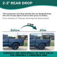 thumbnail image 4 of For 1992-1999 Chevy K1500 & K2500 Suburban 2"-3" Rear Lowering Drop Shackle Kit, 4 of 7