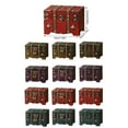thumbnail image 3 of Antique Styles Locking Storage Box With Secure Combination Code Large Capacity Wooden Chest For Jewelry Collectibles, 3 of 9