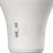 EcoSmart LED 60W Equivalent Selectable Color A19, Medium Base, Dimmable (2 Pack)