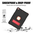 thumbnail image 5 of Dteck Case for Apple iPad 8th Generation 10.2-inch (2020),Shockproof Armor Rugged Rubber Hybrid Hard PC Protective Stand iPad 7th Gen 10.2" 2019 Cover (Without Screen Protector),Black+Red, 5 of 6