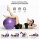 45/55/65/75CM Balle de Yoga Anti-Éclatement Épaissie Stabilité Équilibre Balle Pilates Barre Physique Sport Balle de Fitness pour Minceur Exercice Formation – image 5 sur 8