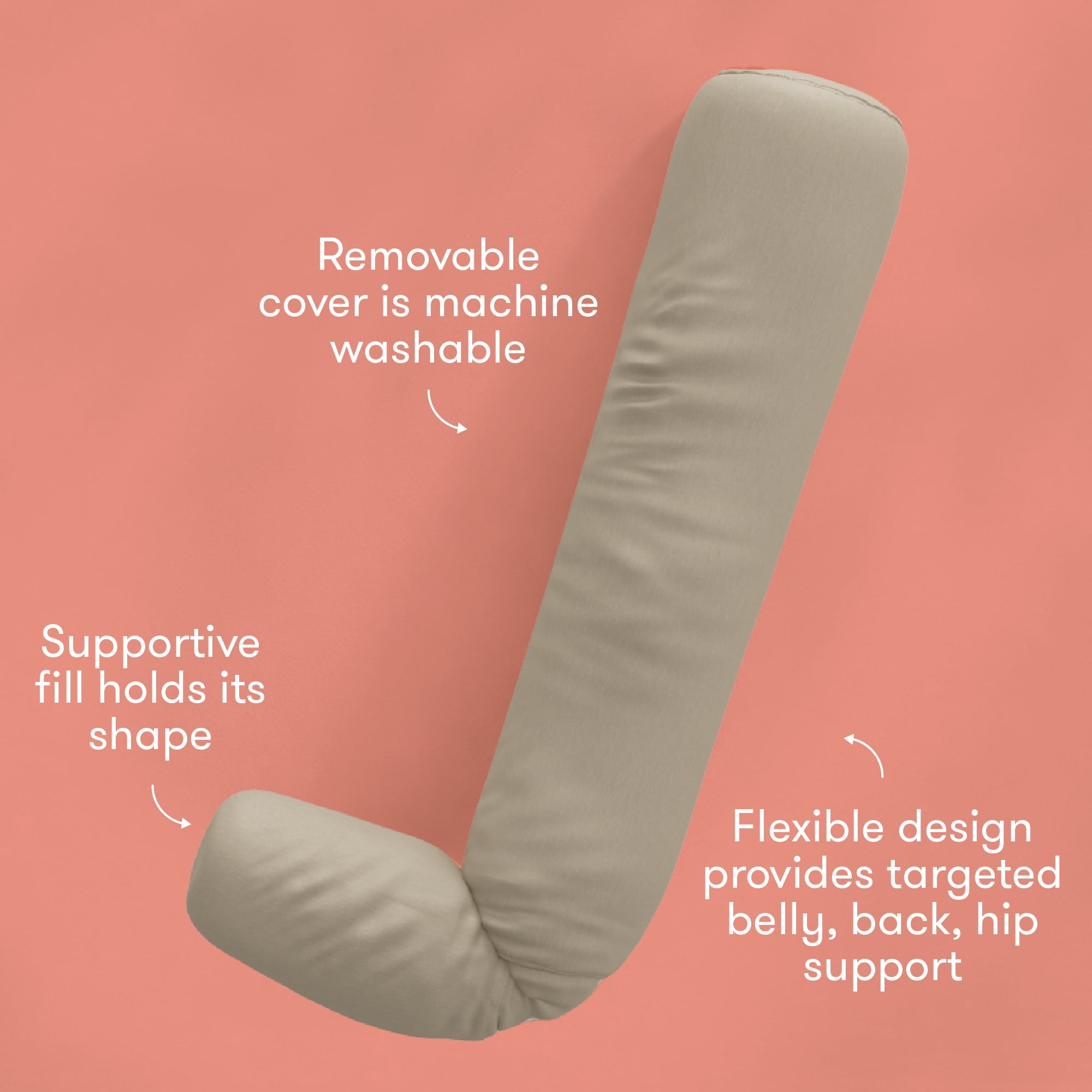 Frida Mom Compact Support 4-in-1 Pregnancy Pillow