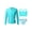 A Leaf, variant on CHICTRY Girls Rash Guard Set Long Sleeve Zipper Tops with Strappy Crop Top Briefs for Beach Pool Swimming Lake Green 6