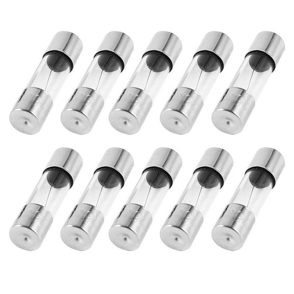 Unique Bargains 10pcs Quick Fast Blow 5x20mm Glass Tube Fuses 250V 2.5A