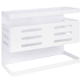 thumbnail image 1 of Wosthever Estante de refrigerador multifuncional blanco, estante de pared lateral para lavadora de horno microondas de hierro forjado, estante Cocina y Comedor Blanco S Wosthever HA027024-01, 1 of 1