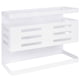 thumbnail image 1 of Toystoory Estante de refrigerador multifuncional blanco, estante de pared lateral para lavadora de horno microondas de hierro forjado, estante Cocina y Comedor Blanco S Toystoory HA027024-01, 1 of 1