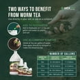 PetraTools Worm Tea for Gardening Soil and Worm Tea Fertilizer 1 Gallon
