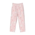 thumbnail image 4 of Goofa Cute Bunny Printed Soft Pajama Pants for Men, Wide Leg Comfy Casual Lounge Yoga Pants-XX-Large, 4 of 9