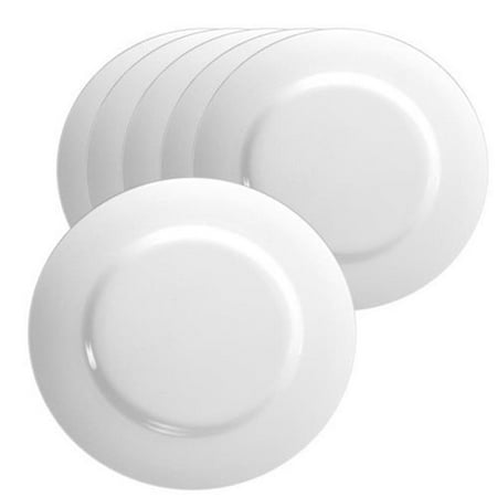 

Calypso Basics 6pc Melamine Salad Plate Set White