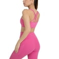 thumbnail image 4 of YITTY Active Women's UltraLuxe Strappy Medium Impact Bra, Athleisure, 4-Way-Stretch, Beach Party, 2X, 4 of 5