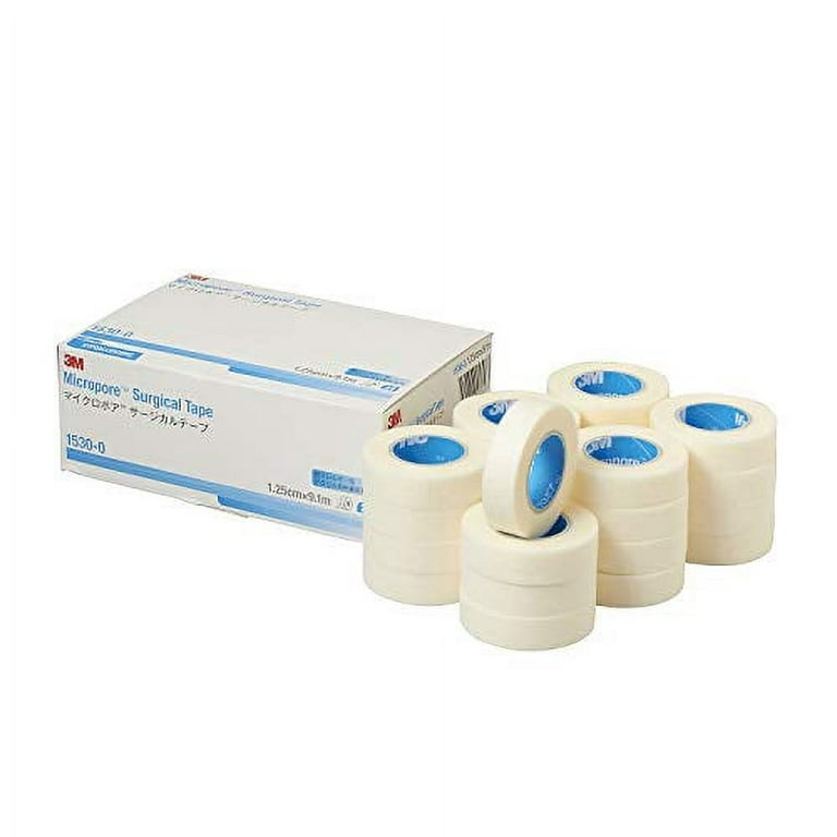 Micropore Paper Tape: White 2 x 10 yds, Box of 6