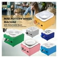 thumbnail image 2 of Mini Pottery Wheel Machine with Turntable+Sculpting Kit, Electric Pottery Wheel Ceramic Clay Tool Poterie Pottery Equipment ,Durable Design, 2 of 7