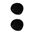thumbnail image 2 of Soidarity Manténgase seco y cómodo El mejor gorro de baño de tela para mujer Gorro de baño fácil de usar para mujer Ligero negro negro 2Conjunto, 2 of 6