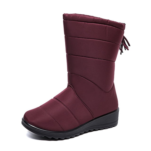 Botas de nieve High Jane Tube, impermeables, resistentes al viento, cálidas, de felpa, cómodas, multicolor, para hombre y mujer, tallas grandes 43 y 44
