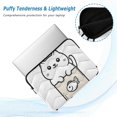 thumbnail image 2 of FORMRS 15"-15.6" Laptop Sleeve Protective Case Soft Carrying Quilted Computer Bag Cover, Beige Chubby Cat, 2 of 7