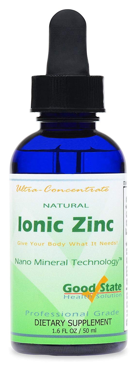 Good State | Liquid Ionic Zinc Ultra Concentrate | Dietary Supplement | Great For Immune System | 10 Drops Equal 15 mg | 100 Servings | 1.6 fl oz