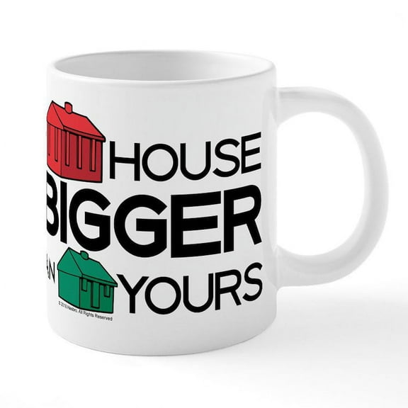 CafePress - Monopoly My House Is Bigg - 20 Oz White Ceramic Mega Mug
