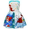 thumbnail image 3 of Little Girls Mermaid Princess Dress Sleeveless Casual Christmas Birthday Costume, 3 of 5