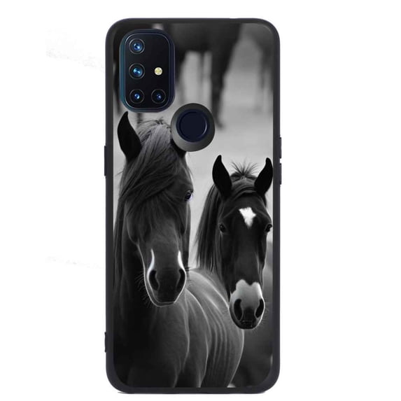 Horses-215 Phone Case, Degined for OnePlus Nord N10 Case Men Women, Flexible Silicone Shockproof Case for OnePlus Nord N10