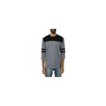 thumbnail image 1 of KR3W Mens The Landry Raglan Embellished T-Shirt, Grey, Small, 1 of 1