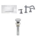thumbnail image 1 of American Imaginations 23.75-in. W 3H8-in. Ceramic Top Set In White Color - Overflow Drain Incl. AI-16594, 1 of 1