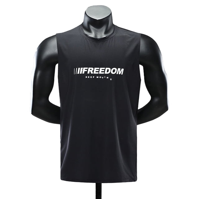 Camisa de natación sin mangas para hombre, de secado rápido, atlética, para correr, gimnasio, muscular, playa, camiseta sin mangas, grande y alta