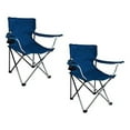 thumbnail image 2 of Folding Chairs Blue (2 Pack) - Portable Camping Chairs for Outdoors, Sporting Events, Compact Seating - Lightweight & Easy to Carry, 2 of 2