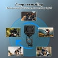 thumbnail image 4 of WiFi Dash Cam under $5! Yannianjz WiFi Driving Recorder, Portable Sports Camera for Cycling and Motorcycle, Loop Recording Dash Cam with Adjustable Mount and App Connectivity, 4 of 6