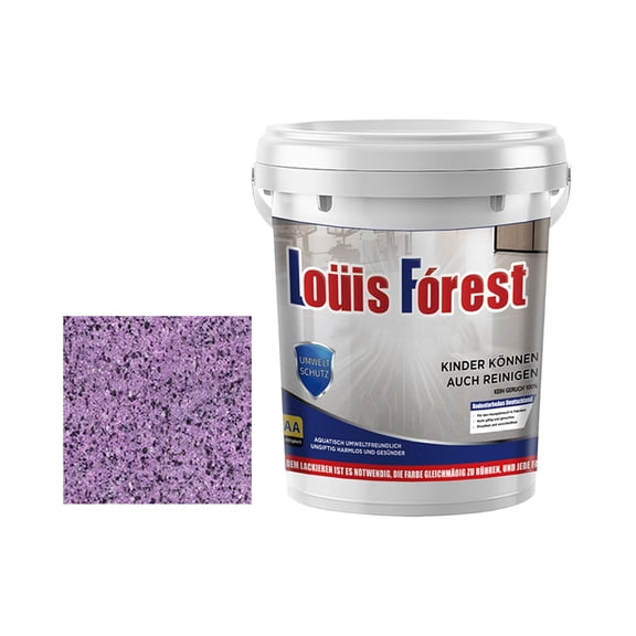 3.72 OZ Epoxy Colored Sand Floor Paint, Self-Leveling Non-Slip Waterproof Coating for Garage, Basement, Concrete Floors & Countertops, Long-Lasting Upgrade(Purple)