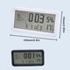 thumbnail image 4 of Cateissary Reloj multifunción LCD termómetro higrómetro decoración de indicador de temperatura inteligente relojes pantalla grande Electrodomésticos Negro, 4 of 6