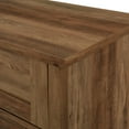 thumbnail image 2 of Farmhouse 2-Drawer 4 Glass Door TV Stand for TVs up to 58 Inches in Rustic Oak, 2 of 8