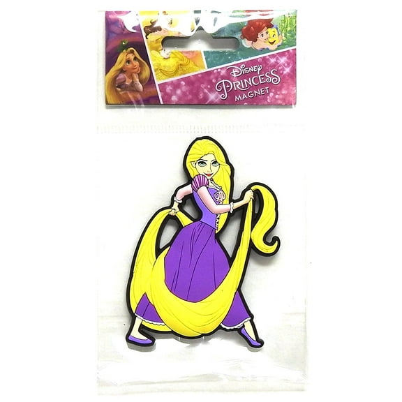 Disney Tangled Rapunzel Soft Touch Magnet - Rapunzel Tangled Magnets, Cool Magnetic Foam Figures for Disney Fans and Collectors, Perfect Kids Magnets for Fridge, Locker, Office, and Whiteboard